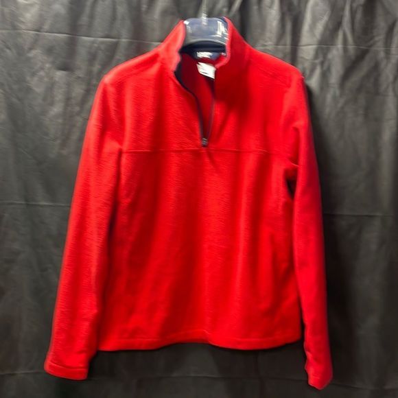 Lands ends 1/4 zipper pull over fleece - Picture 1 of 12